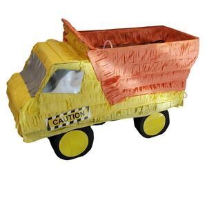 Dump Truck Pinata Construction Vehicle Birthday Decorations NEW